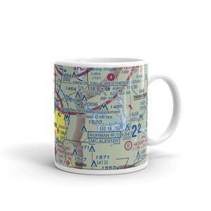 University of Oklahoma Westheimer Airport (OUN) VFR Sectional  Mug