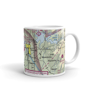 Oroville Municipal Airport (OVE) VFR Sectional  Mug