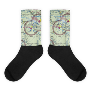 Knoxville Municipal Airport (OXV) VFR Sectional Socks