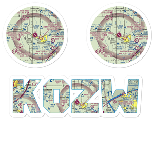 Livingston County Spencer J. Hardy Airport (OZW) VFR Sectional Sticker Pack