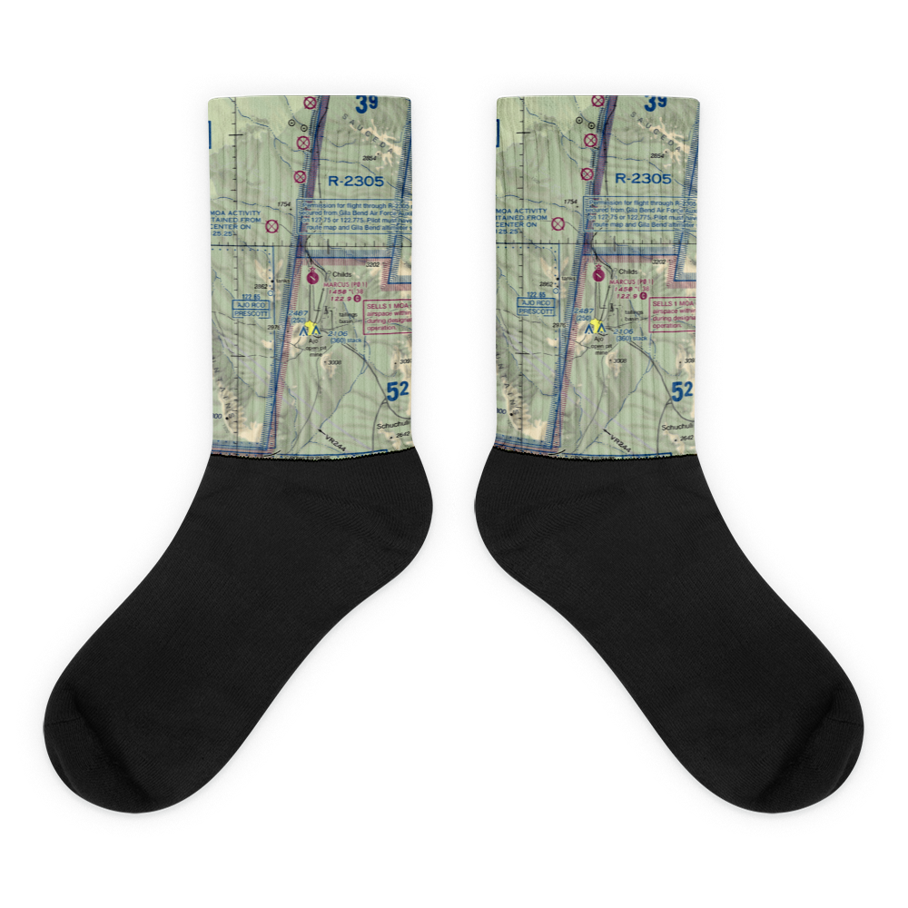 Eric Marcus Municipal Airport (P01) VFR Sectional Socks 