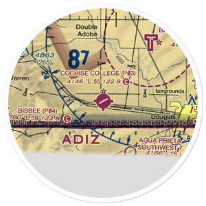 Cochise College Airport (P03) VFR Sectional Sticker (20 mile)