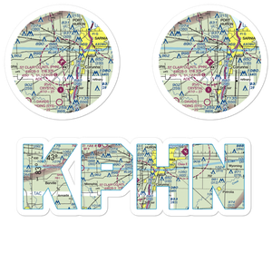 St Clair County International Airport (PHN) VFR Sectional Sticker Pack