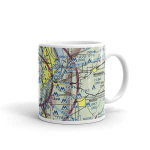 General Wayne A. Downing Peoria International Airport (PIA) VFR Sectional  Mug