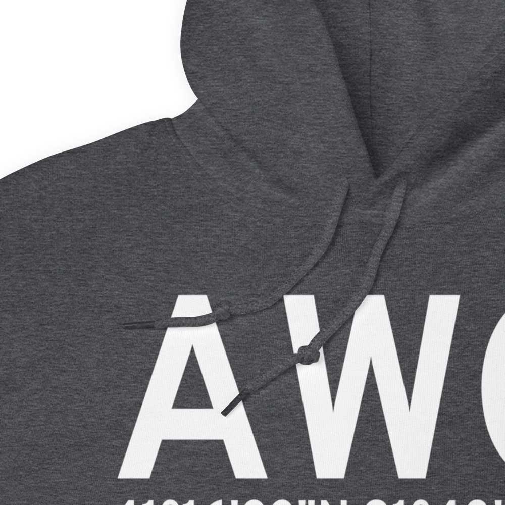 Washington (KAWG) Airport Hoodie Sweatshirt 