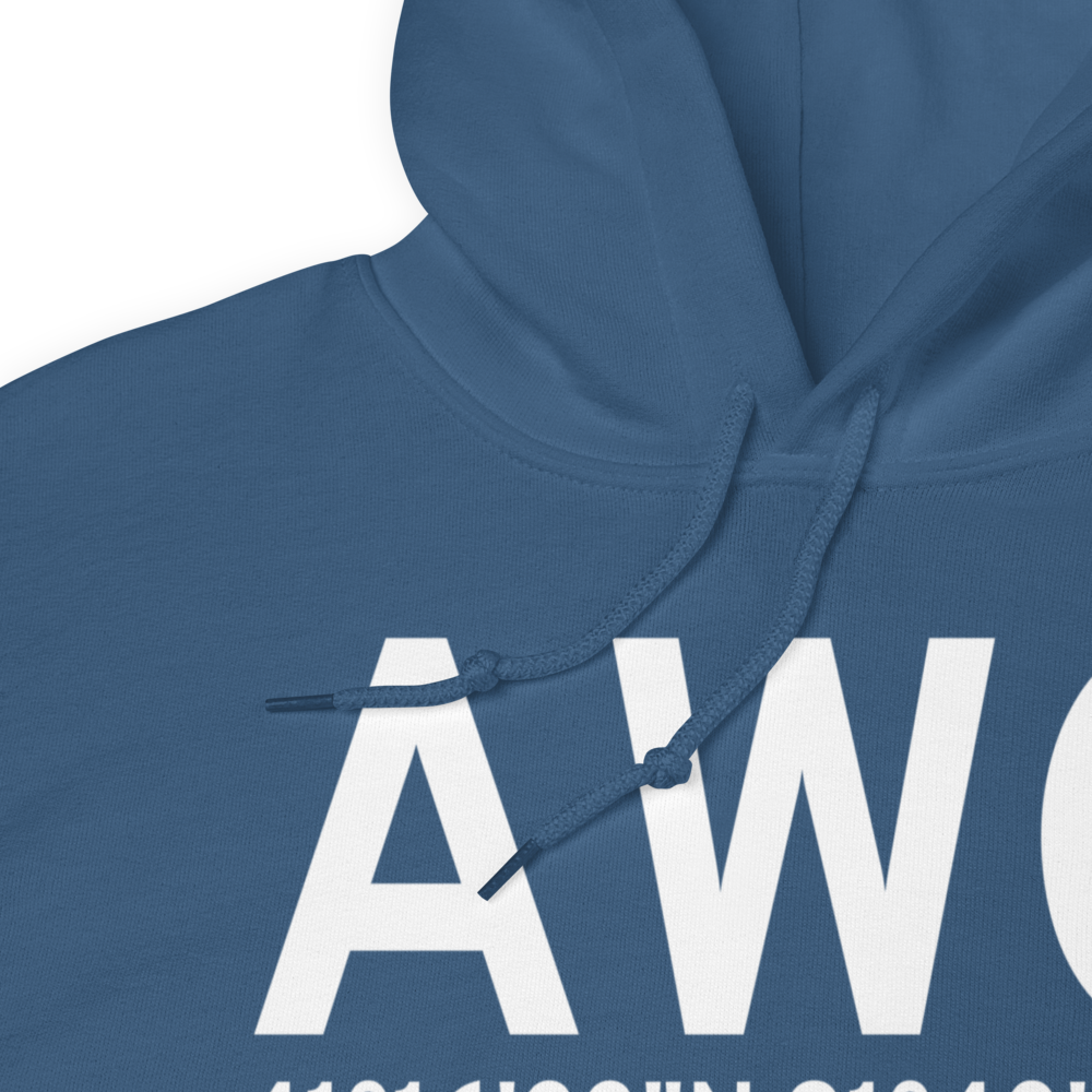 Washington (KAWG) Airport Hoodie Sweatshirt 