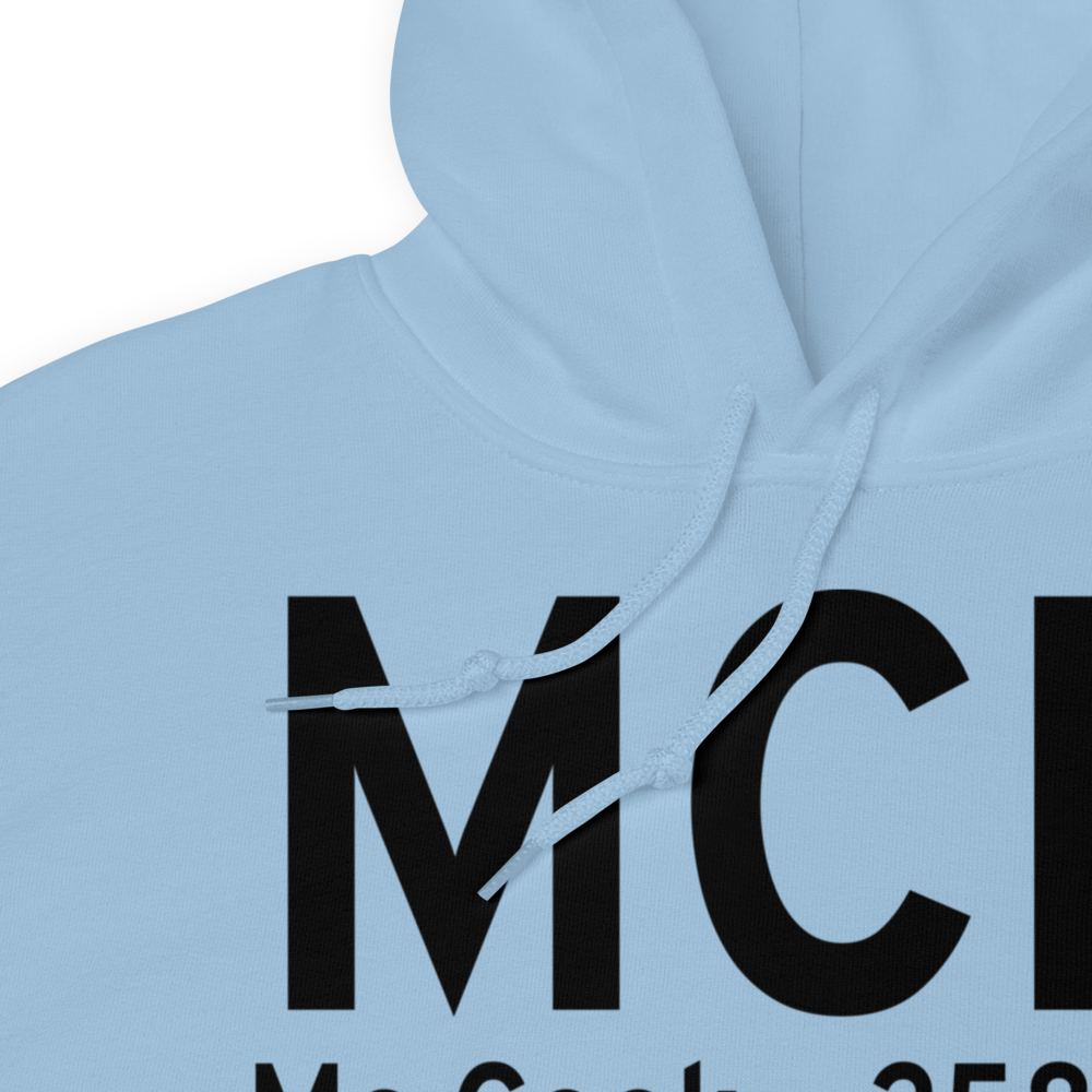 Mc Cook (KMCK) Airport Hoodie Sweatshirt 