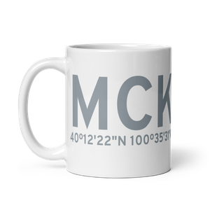 Mc Cook (KMCK) Airport Mug