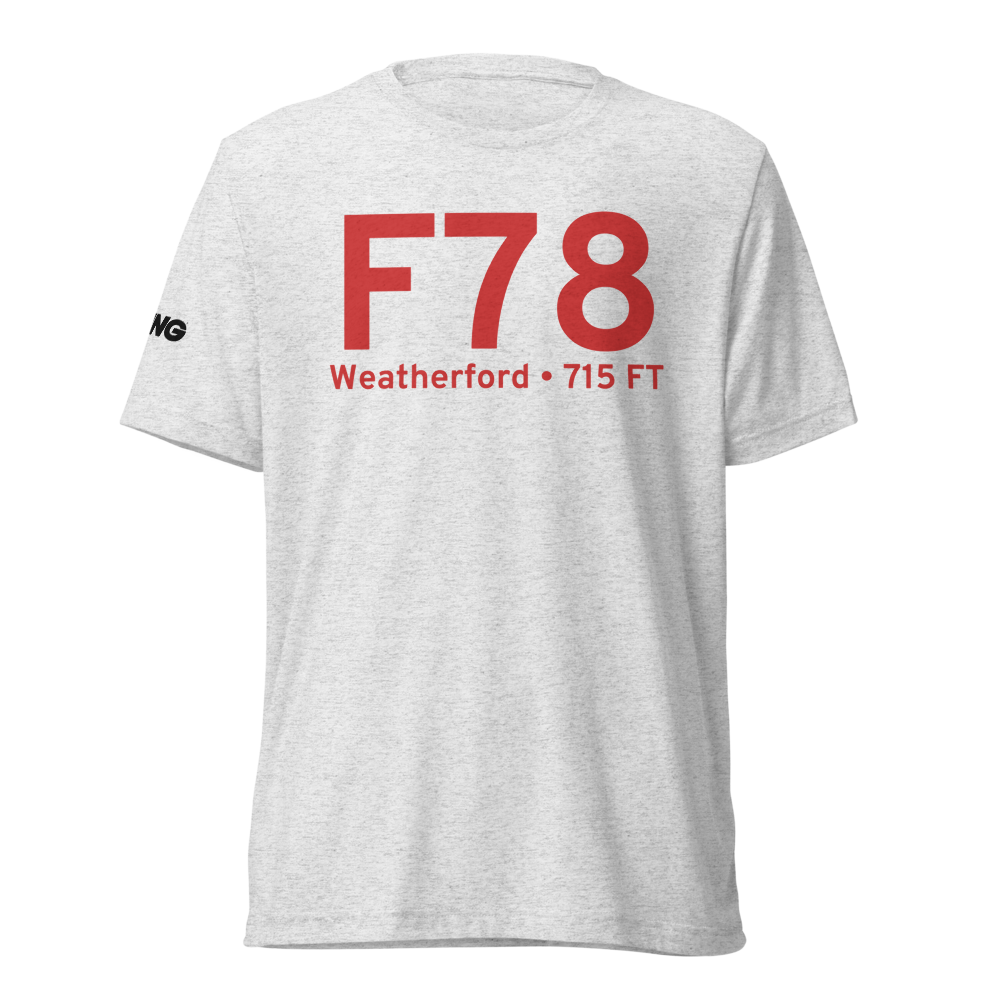 Weatherford (F78) Airport Tri-blend T-Shirt 