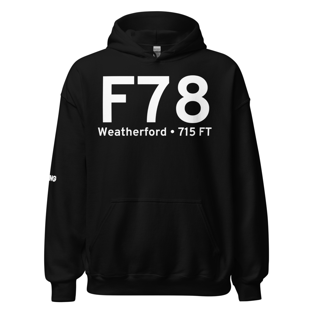 Weatherford (F78) Airport Hoodie Sweatshirt 