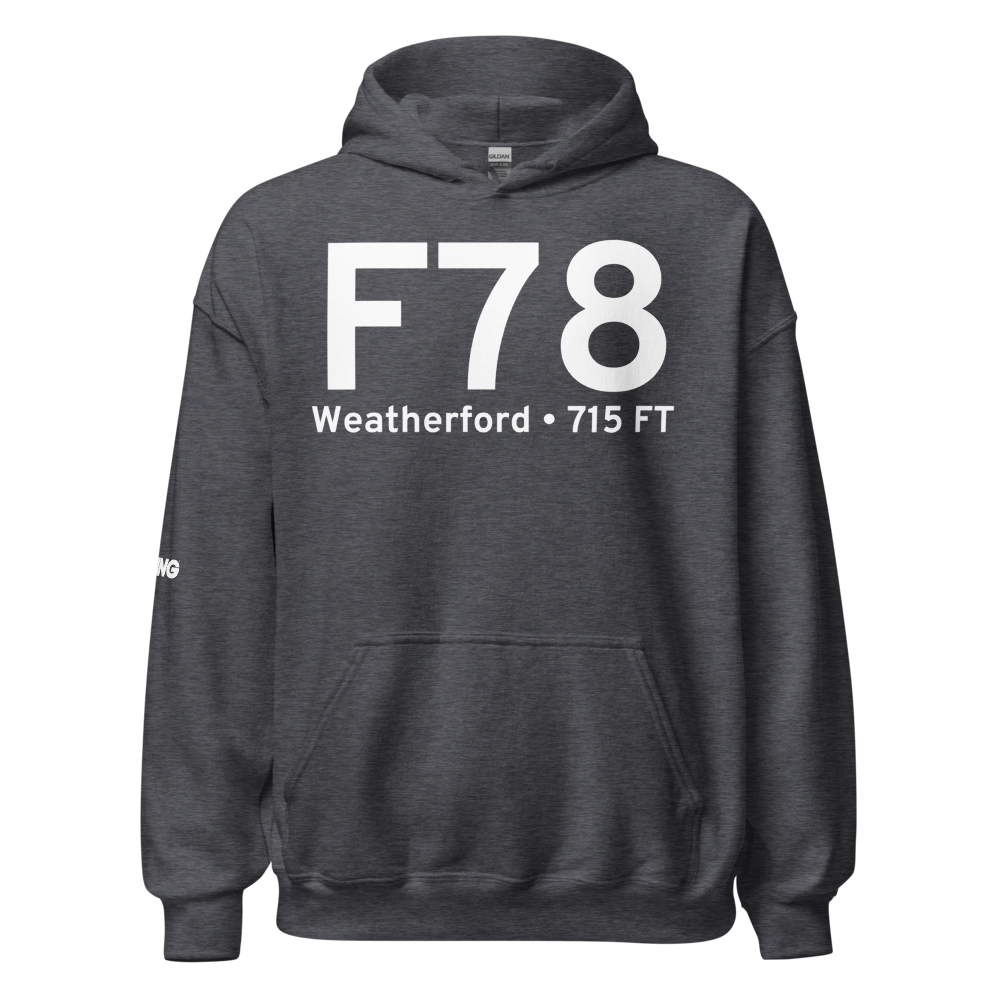 Weatherford (F78) Airport Hoodie Sweatshirt 
