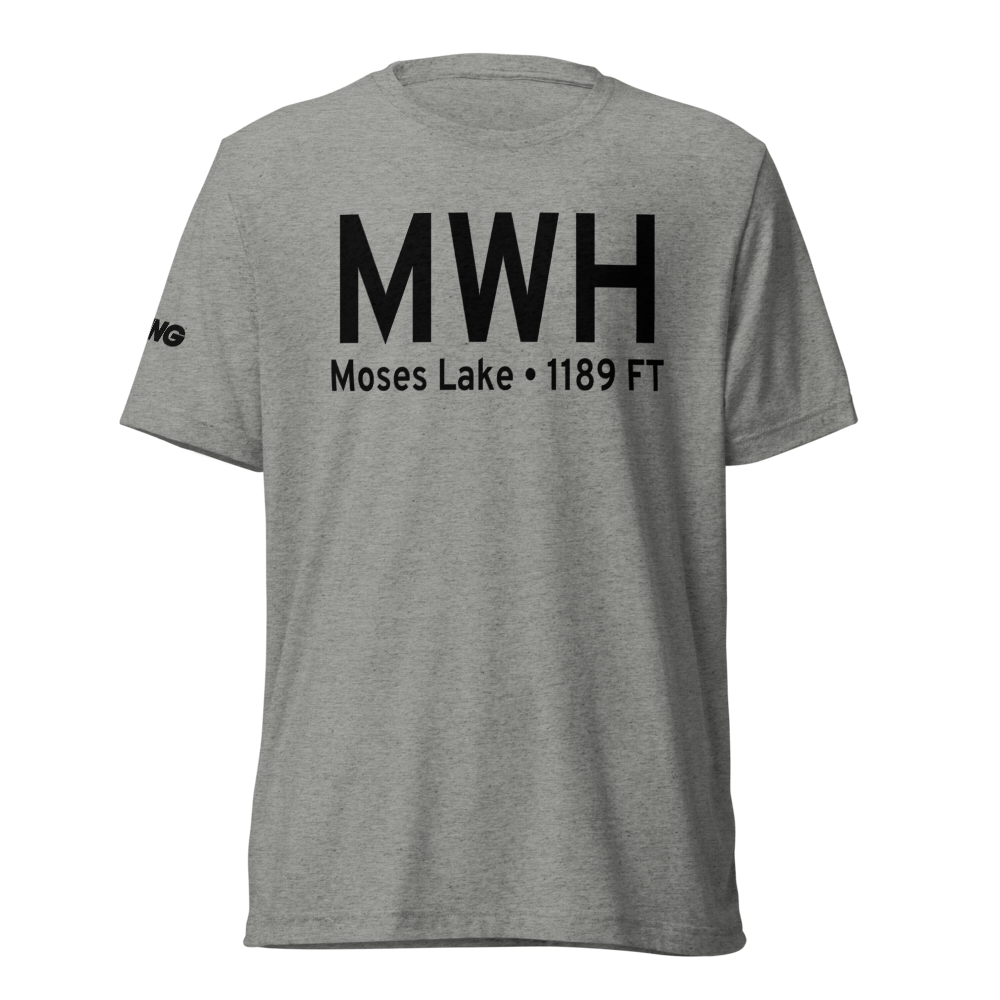 Moses Lake (KMWH) Airport Tri-blend T-Shirt 