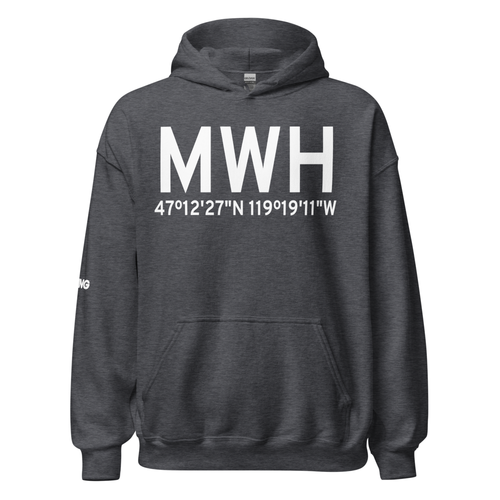 Moses Lake (KMWH) Airport Hoodie Sweatshirt 