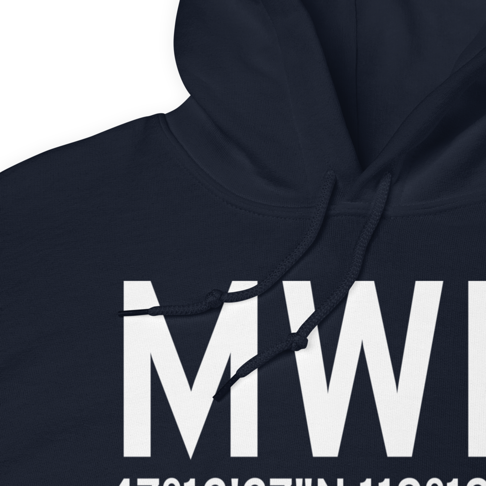 Moses Lake (KMWH) Airport Hoodie Sweatshirt 