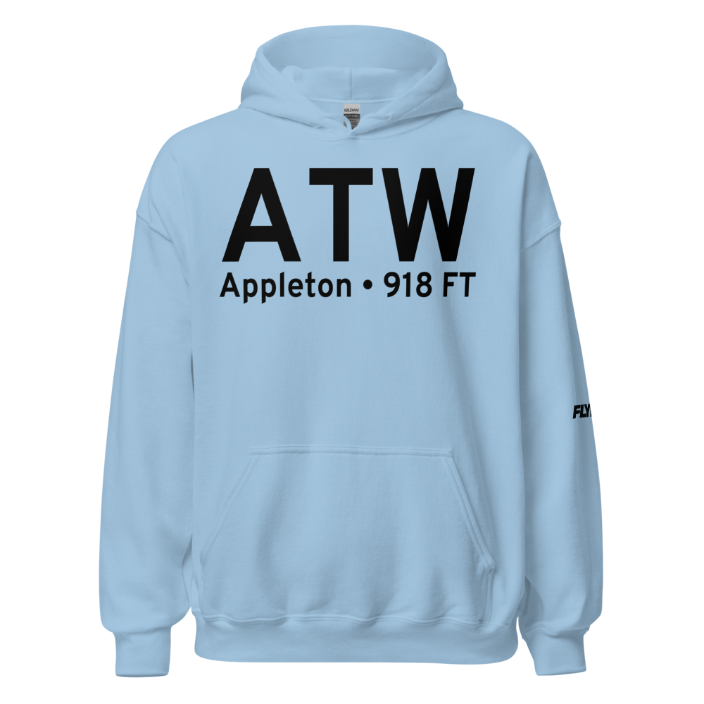 Appleton (KATW) Airport Hoodie Sweatshirt 