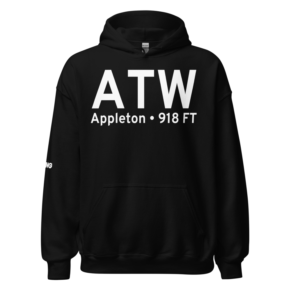 Appleton (KATW) Airport Hoodie Sweatshirt 