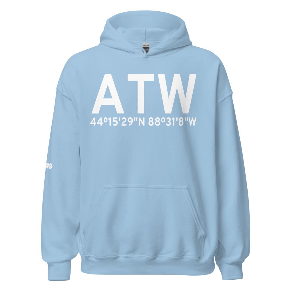 Appleton (KATW) Airport Hoodie Sweatshirt 