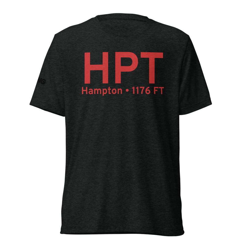 Hampton (KHPT) Airport Tri-blend T-Shirt 
