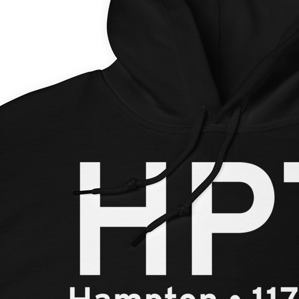 Hampton (KHPT) Airport Hoodie Sweatshirt 