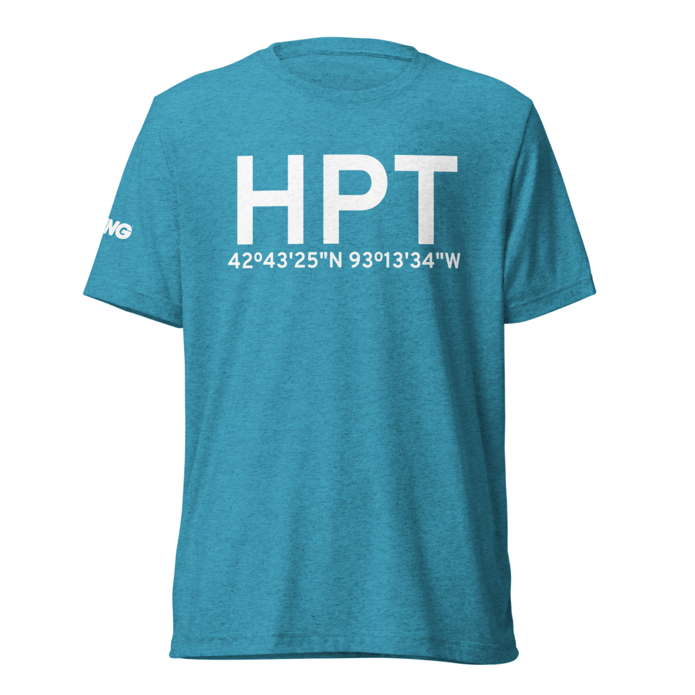 Hampton (KHPT) Airport Tri-blend T-Shirt 