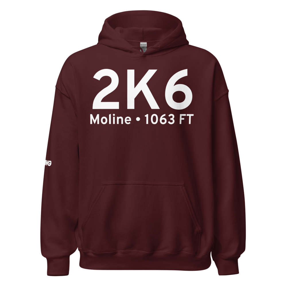 Moline (2K6) Airport Hoodie Sweatshirt 