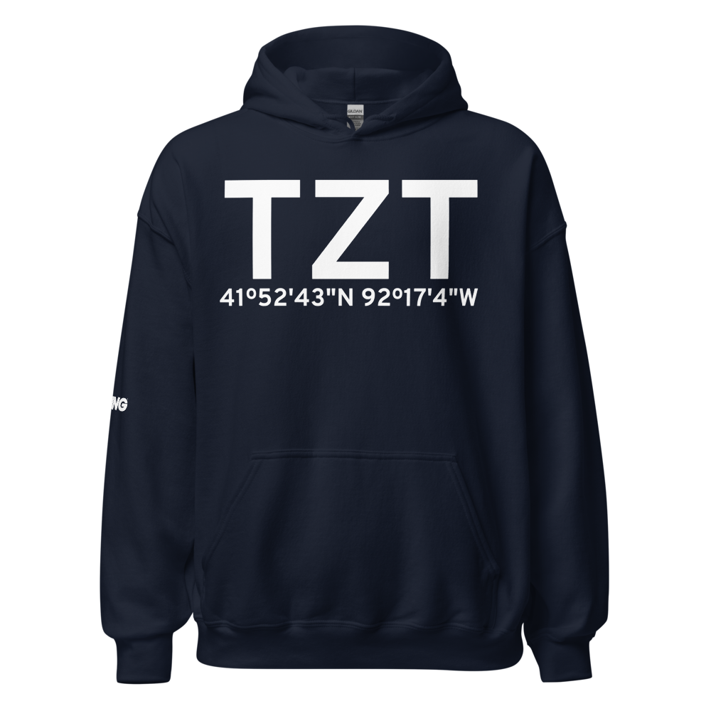 Belle Plaine (KTZT) Airport Hoodie Sweatshirt 