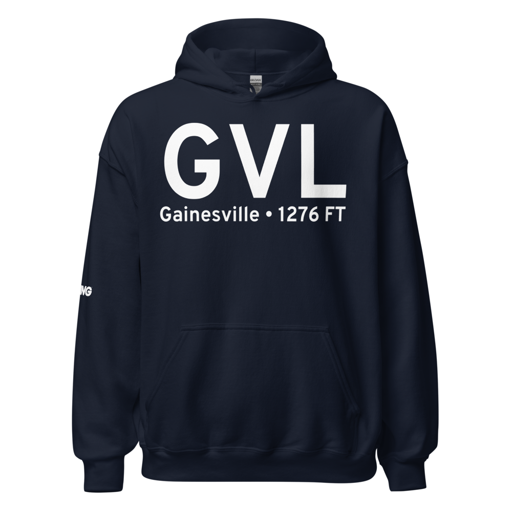 Gainesville (KGVL) Airport Hoodie Sweatshirt 