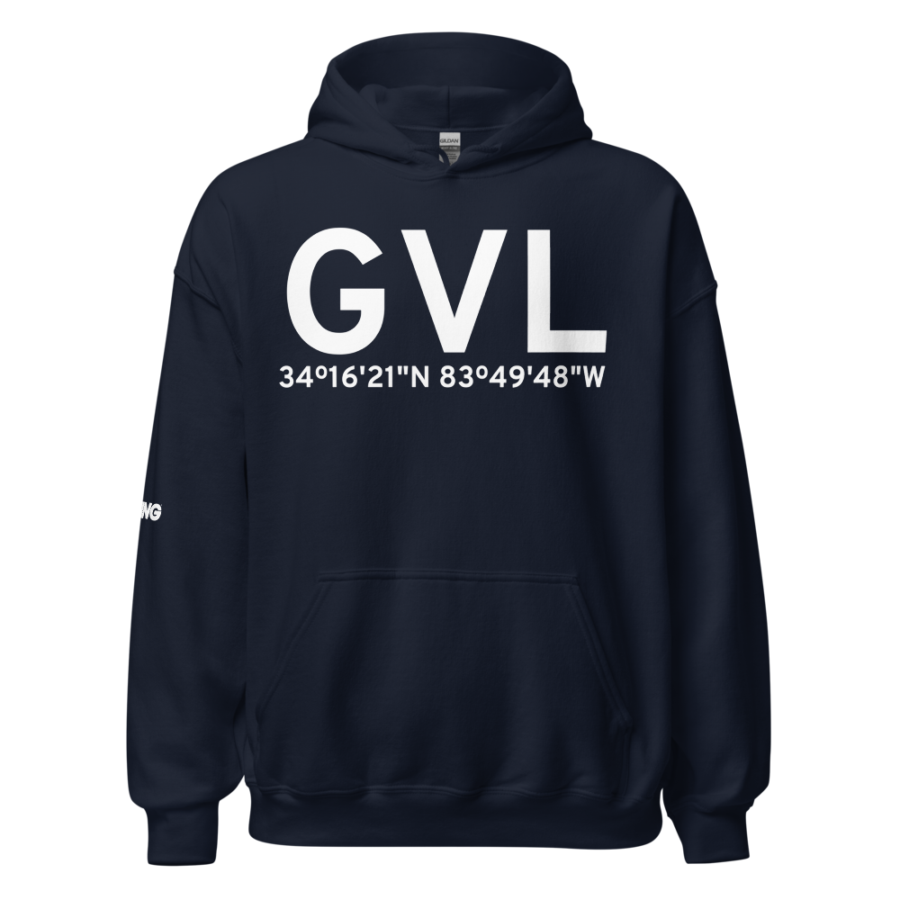 Gainesville (KGVL) Airport Hoodie Sweatshirt 
