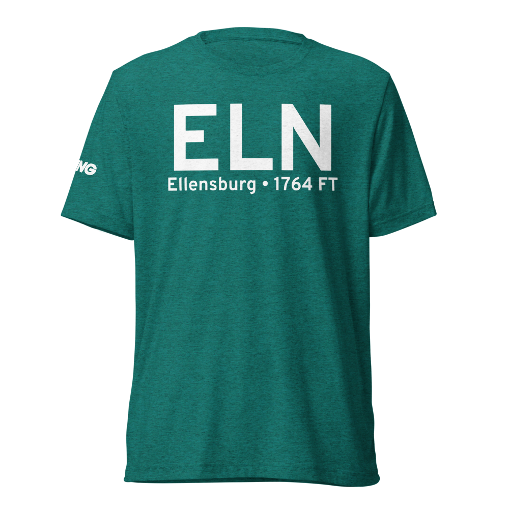 Ellensburg (KELN) Airport Tri-blend T-Shirt 