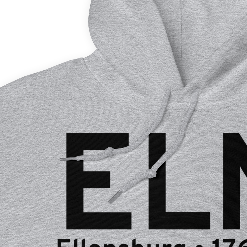 Ellensburg (KELN) Airport Hoodie Sweatshirt 
