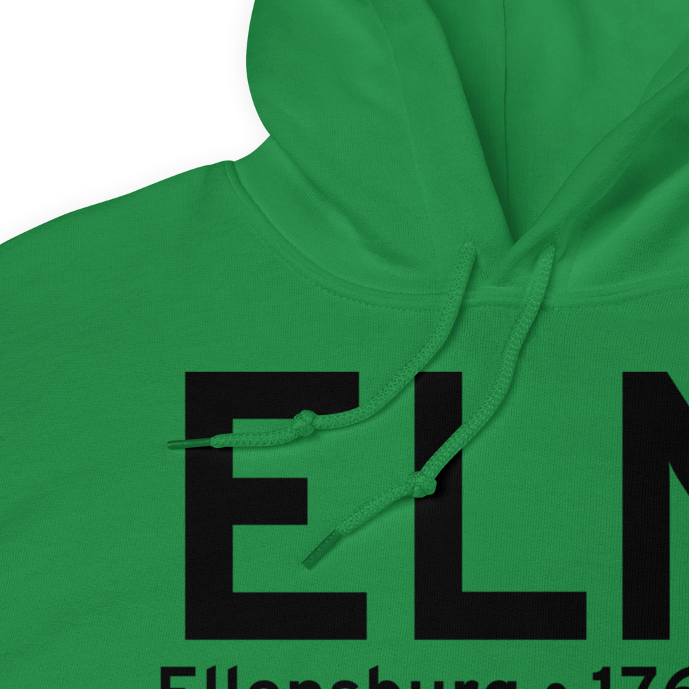 Ellensburg (KELN) Airport Hoodie Sweatshirt 