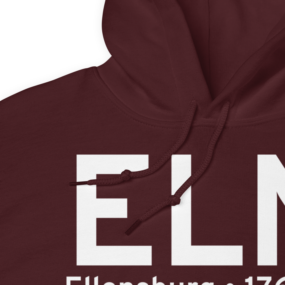 Ellensburg (KELN) Airport Hoodie Sweatshirt 
