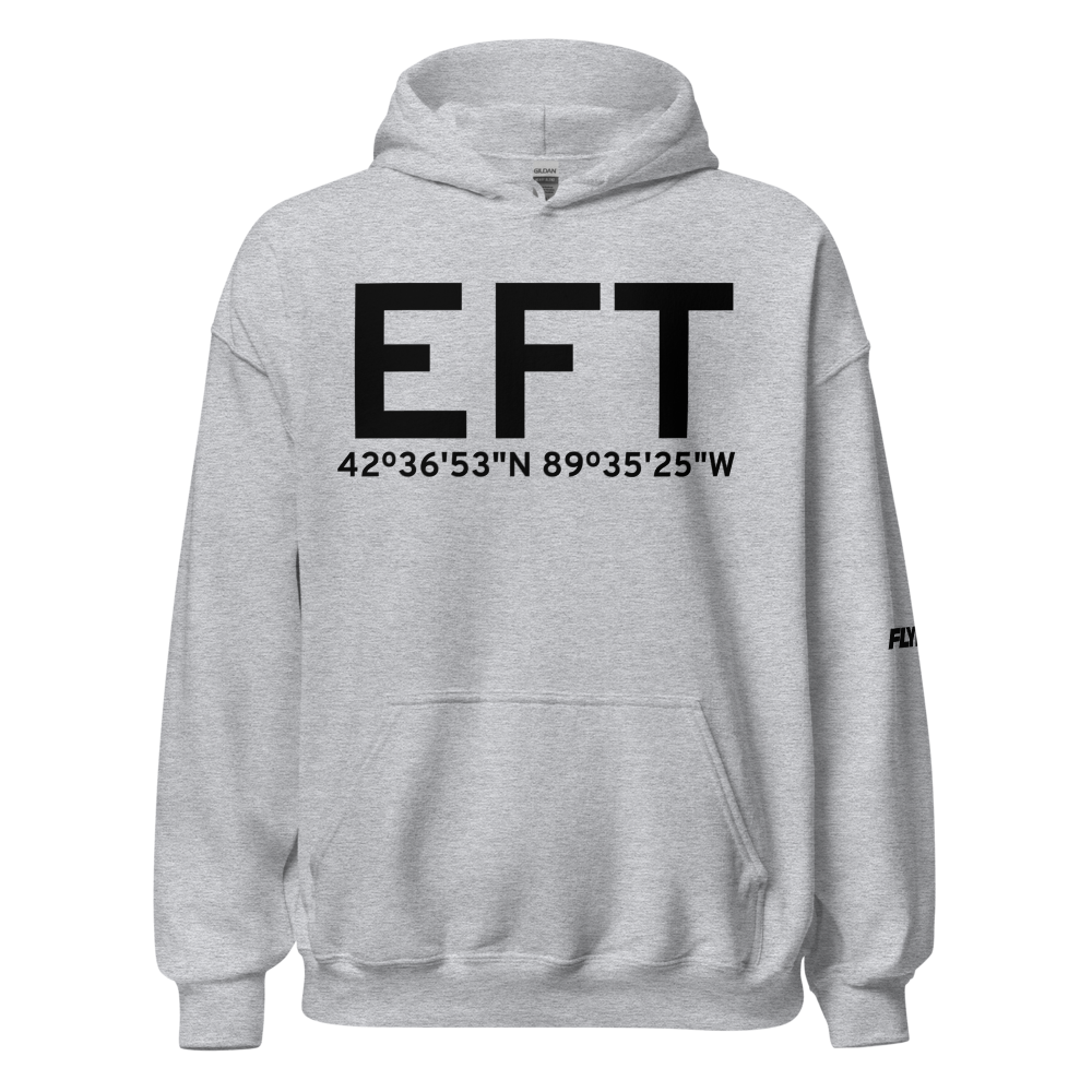 Monroe (KEFT) Airport Hoodie Sweatshirt 