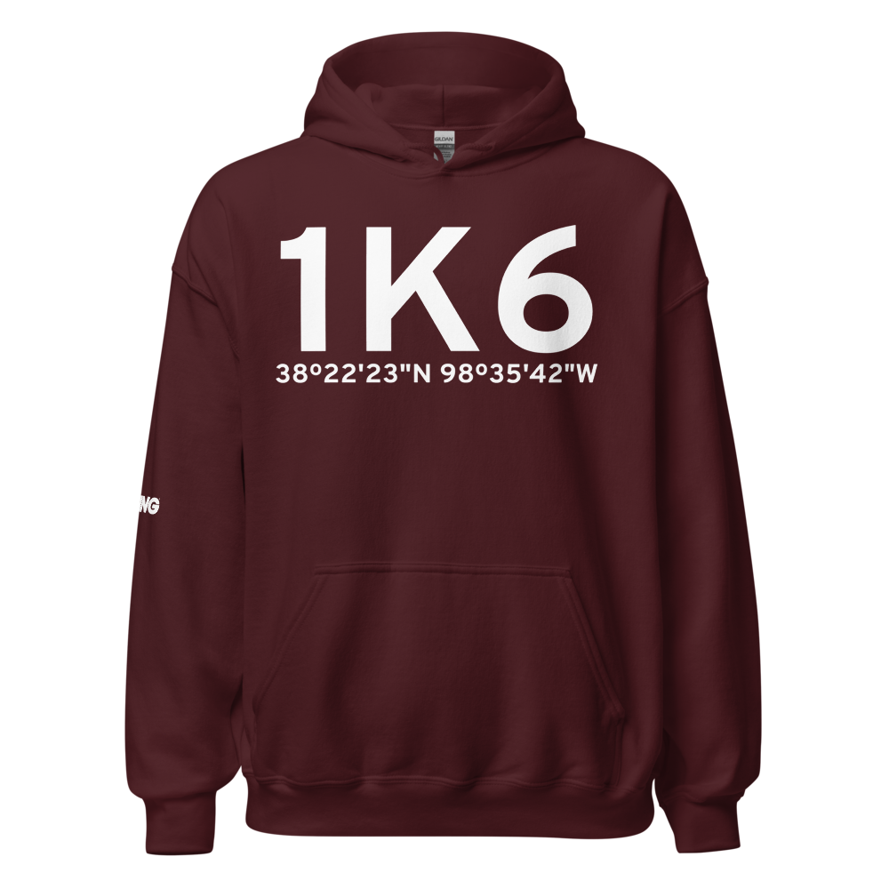 Ellinwood (1K6) Airport Hoodie Sweatshirt 