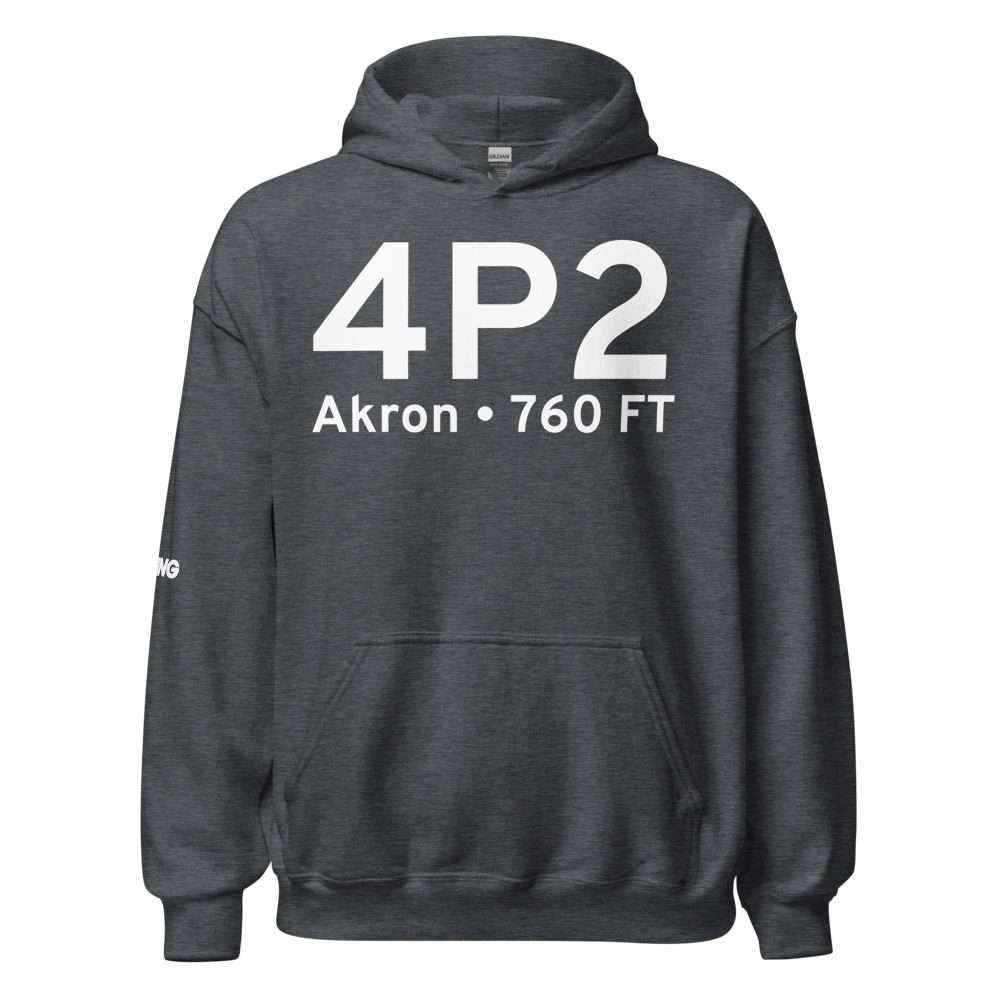 Akron (4P2) Airport Hoodie Sweatshirt 