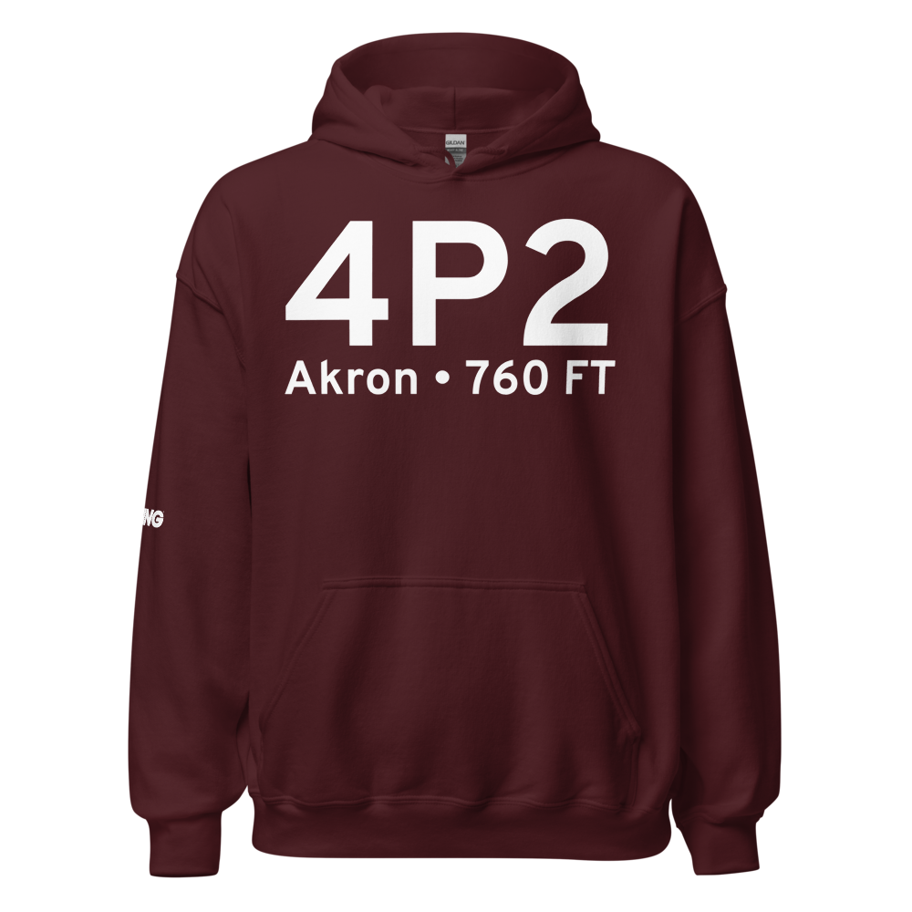 Akron (4P2) Airport Hoodie Sweatshirt 