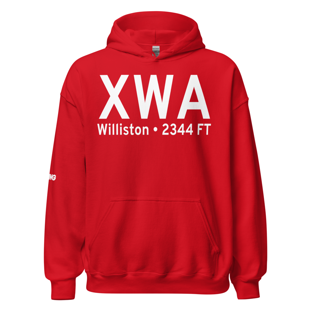 Williston (US-0571) Airport Hoodie Sweatshirt 