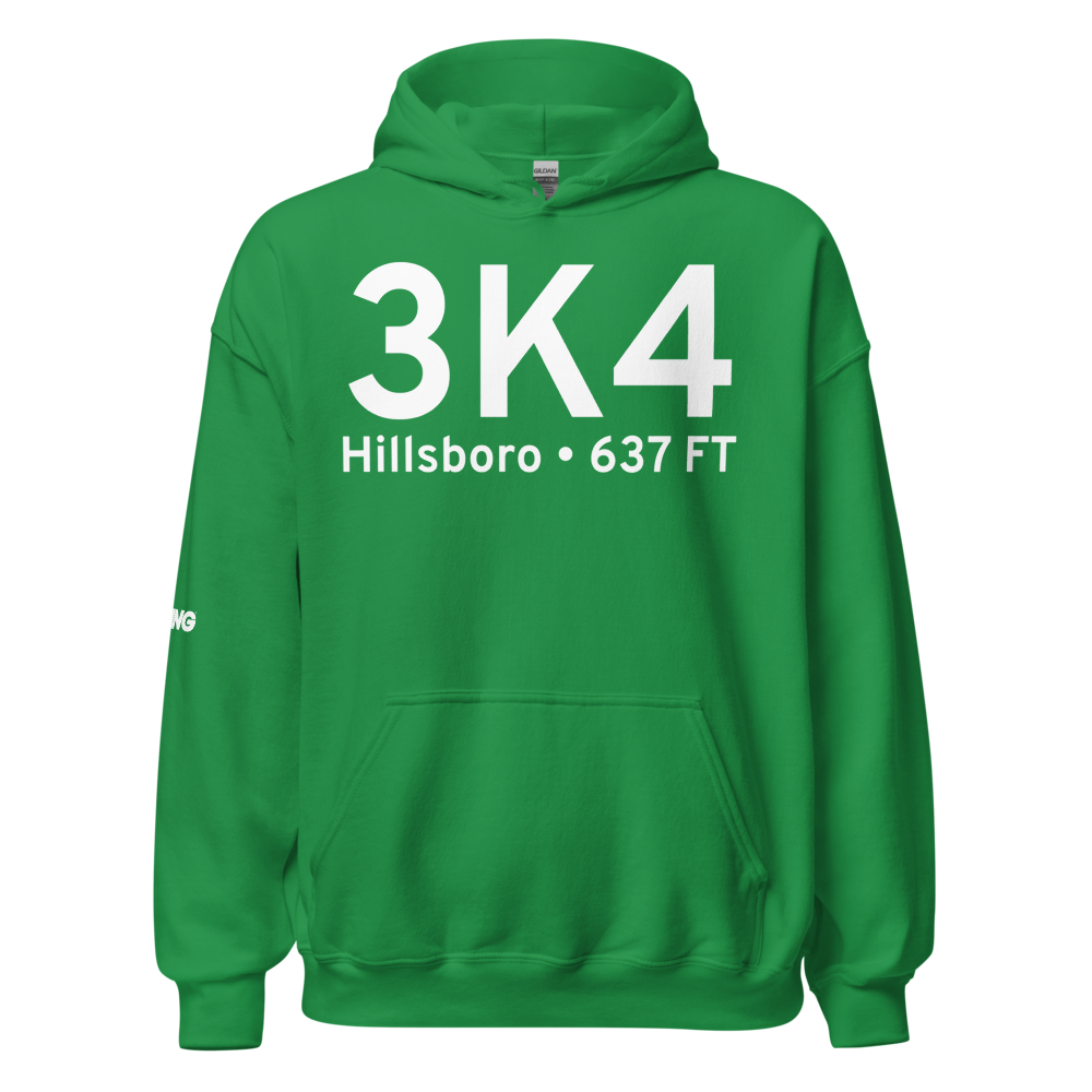Hillsboro (3K4) Airport Hoodie Sweatshirt 
