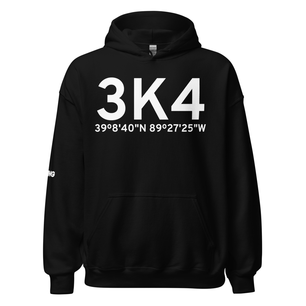 Hillsboro (3K4) Airport Hoodie Sweatshirt 