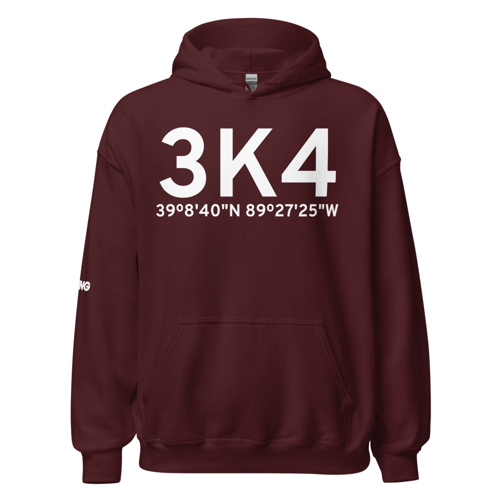 Hillsboro (3K4) Airport Hoodie Sweatshirt 