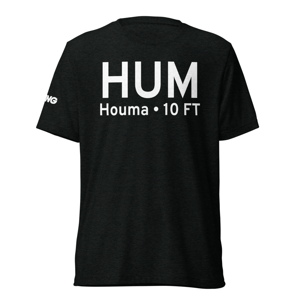Houma (KHUM) Airport Tri-blend T-Shirt 