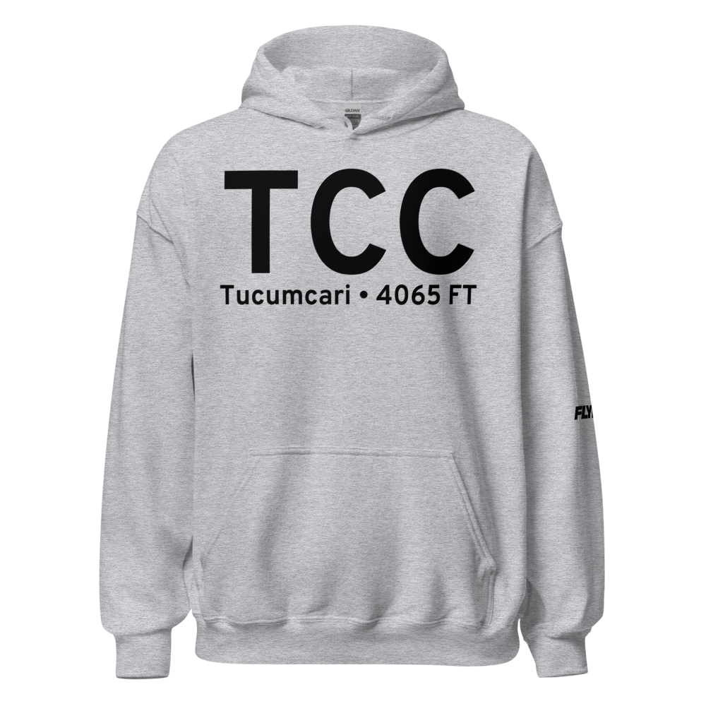 Tucumcari (KTCC) Airport Hoodie Sweatshirt 