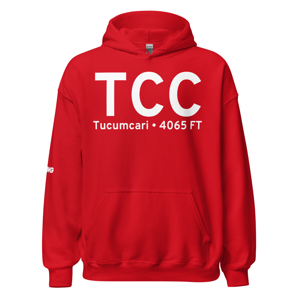 Tucumcari (KTCC) Airport Hoodie Sweatshirt 