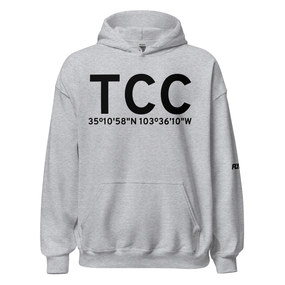 Tucumcari (KTCC) Airport Hoodie Sweatshirt 