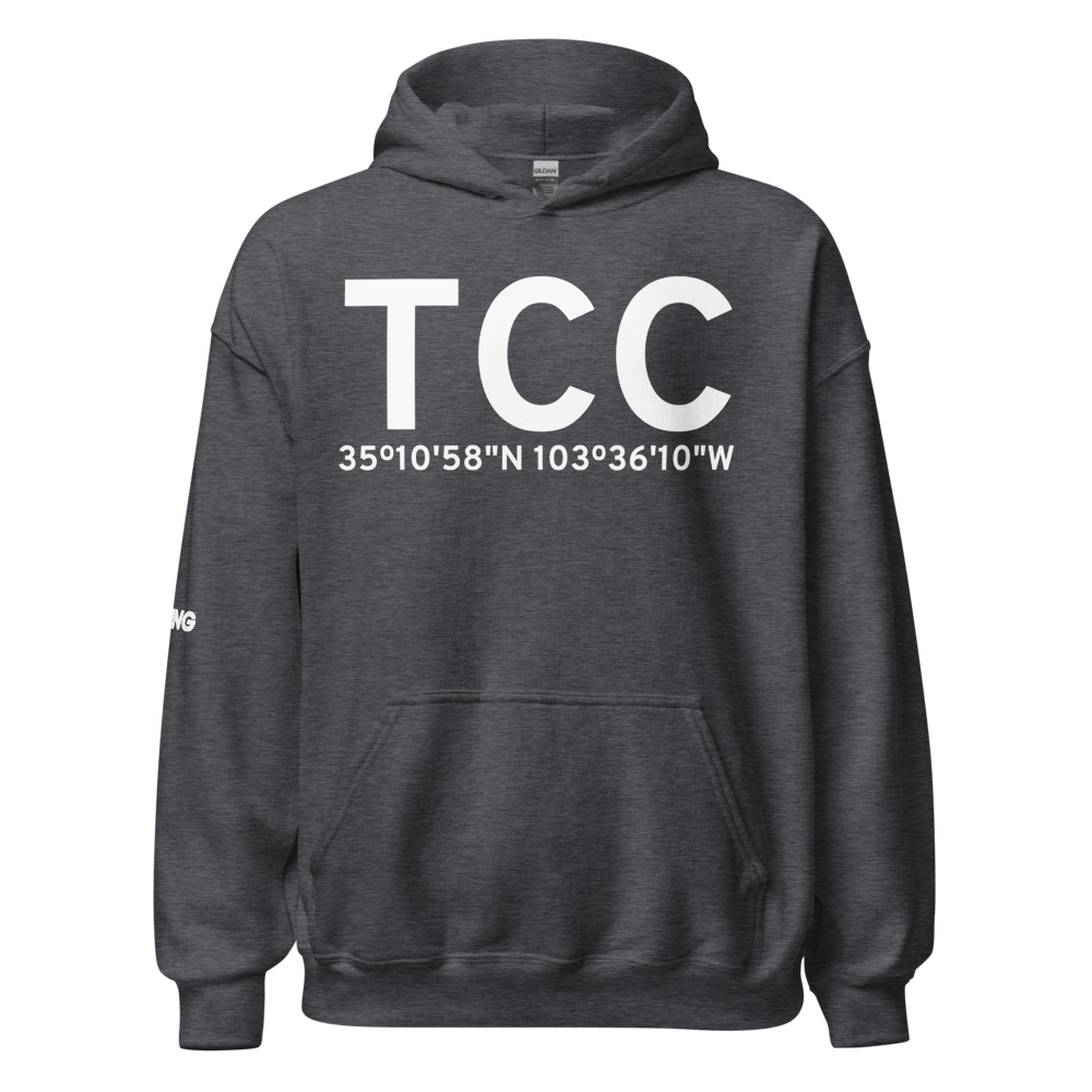 Tucumcari (KTCC) Airport Hoodie Sweatshirt 
