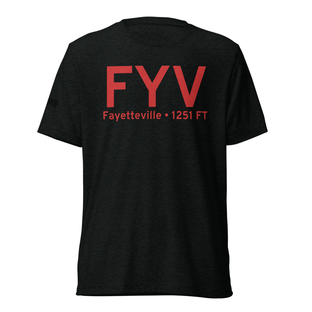 Fayetteville (KFYV) Airport Tri-blend T-Shirt 