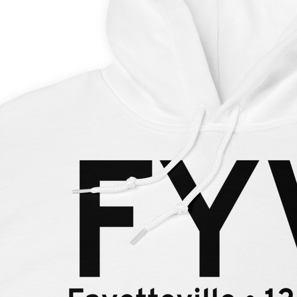 Fayetteville (KFYV) Airport Hoodie Sweatshirt 