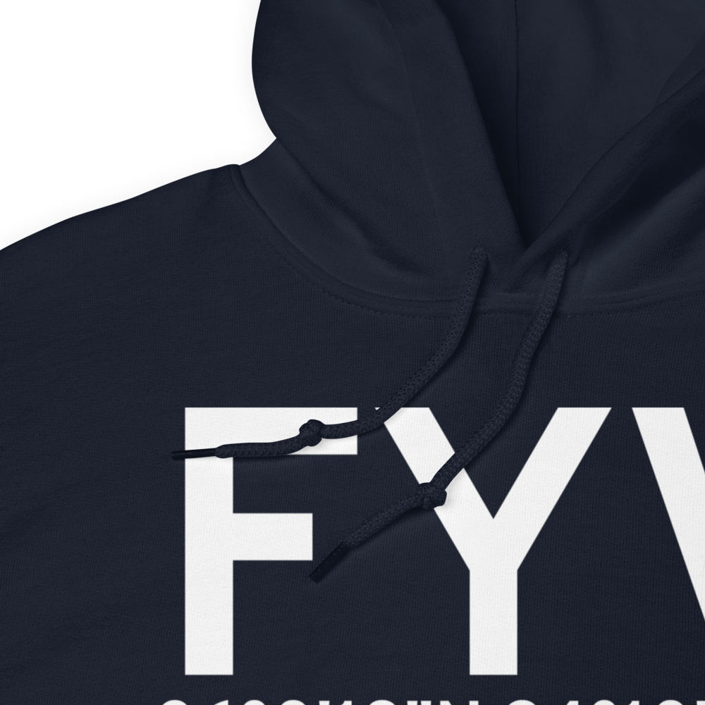 Fayetteville (KFYV) Airport Hoodie Sweatshirt 