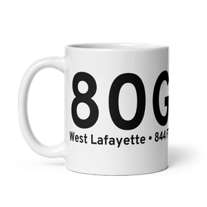 West Lafayette (80G) Airport Mug