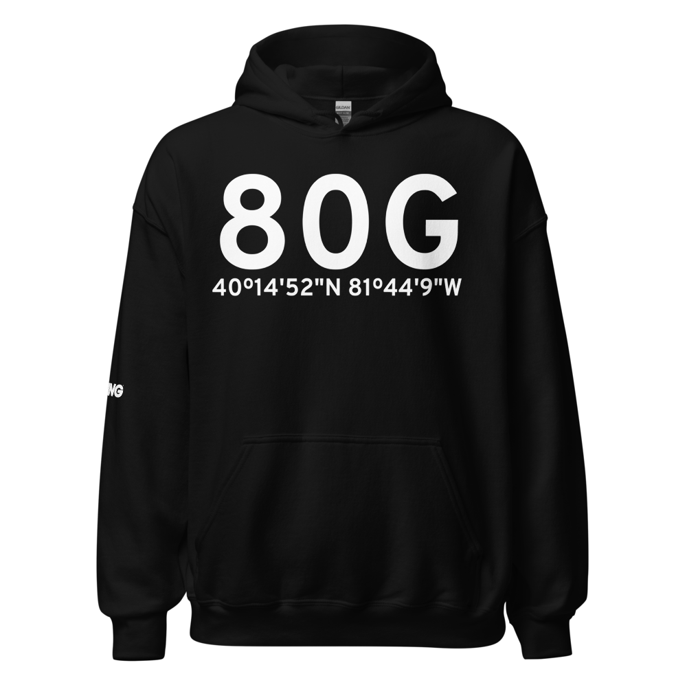 West Lafayette (80G) Airport Hoodie Sweatshirt 